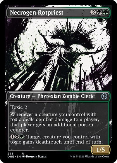 Necrogen Rotpriest (Showcase) (Phyrexia: All Will Be One) Near Mint - Nick Nack's Full Frontal Attack