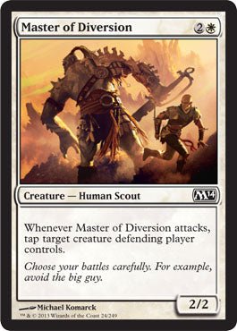 Master of Diversion (Magic 2014 Core Set) Near Mint - Nick Nack's Full Frontal Attack