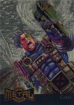 1995 Metal Marvel 1 Cable Gold Blasters - Nick Nack's Full Frontal Attack