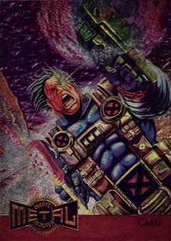 1995 Metal Marvel 1 Cable Metal Blasters - Nick Nack's Full Frontal Attack