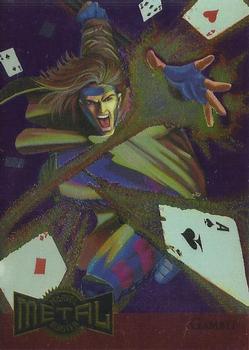 1995 Metal Marvel 4 Gambit Metal Blasters - Nick Nack's Full Frontal Attack