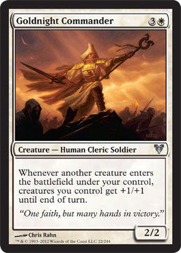 Goldnight Commander (Avacyn Restored) Light Play
