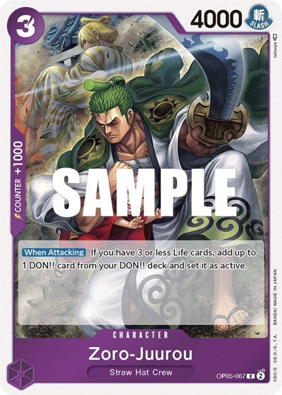 Zoro-Juurou (Awakening of the New Era) Near Mint Foil