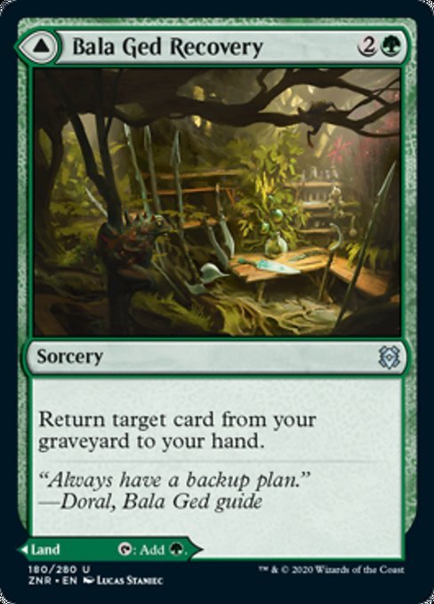 Bala Ged Recovery / Bala Ged Sanctuary (Zendikar Rising) Near Mint - Nick Nack's Full Frontal Attack