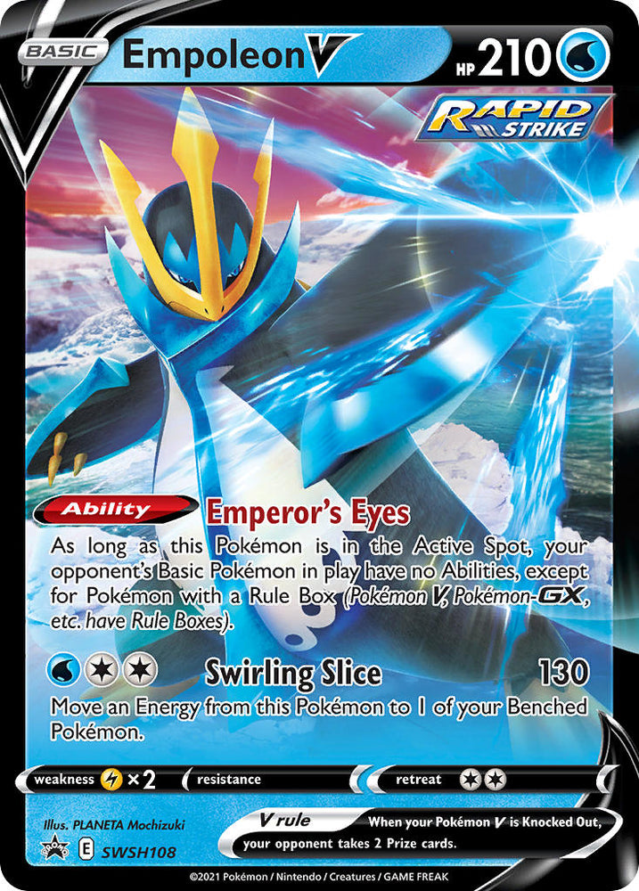 Empoleon V (SWSH108) [Espada y escudo: Black Star Promos] 