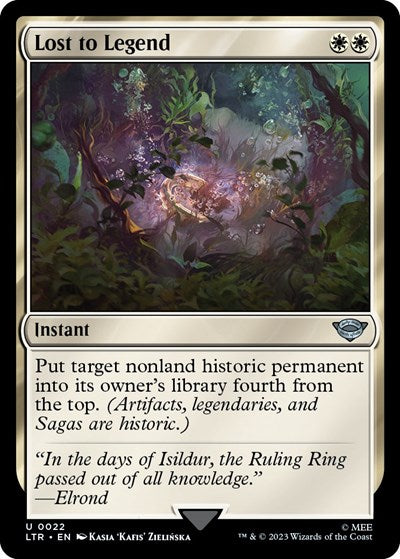 Lost to Legend (Universes Beyond: The Lord of the Rings: Tales of Middle-earth) Near Mint