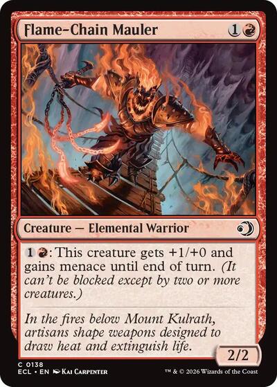 Flame - Chain Mauler (Lorwyn Eclipsed) Near Mint - Nick Nack's Full Frontal Attack