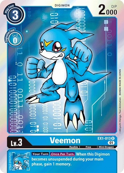 Veemon (Classic Collection) Near Mint Foil