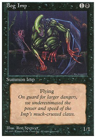 Bog Imp (4th Edition) Light Play - Nick Nack's Full Frontal Attack