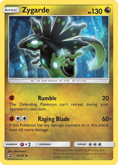 Zygarde (Dragon Majesty) Near Mint