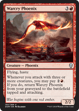 Warcry Phoenix (Dominaria) Near Mint - Nick Nack's Full Frontal Attack