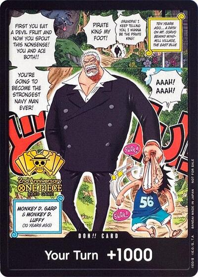 DON!! Card (2nd Anniversary Tournament) (One Piece Promotion Cards) Near Mint