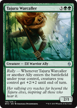 Tajuru Warcaller (Battle for Zendikar) Near Mint - Nick Nack's Full Frontal Attack