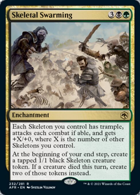 Skeletal Swarming (Adventures in the Forgotten Realms) Near Mint - Nick Nack's Full Frontal Attack