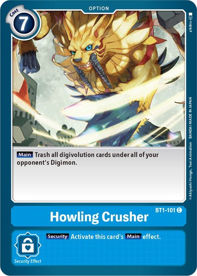 Howling Crusher (Release Special Booster) Near Mint