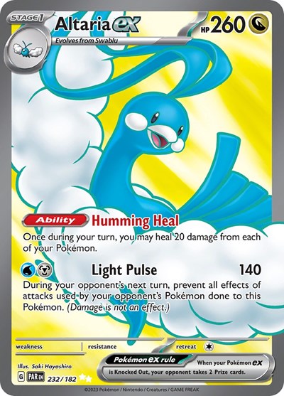 Altaria ex - 232 (Scarlet and Violet: Paradox Rift) Light Play Holofoil