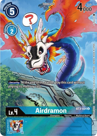 Airdramon (25th Special Memorial Pack) (Release Special Booster) Near Mint Foil