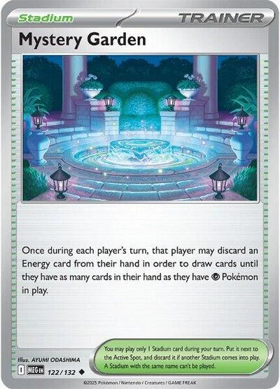 Mystery Garden - 122 (ME01: Mega Evolution) Near Mint Reverse Holofoil