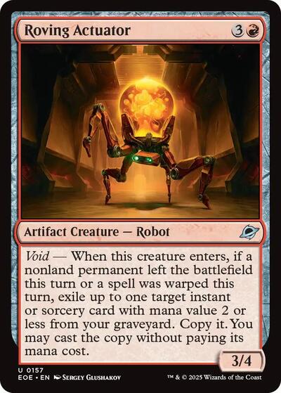Roving Actuator (Edge of Eternities) Near Mint