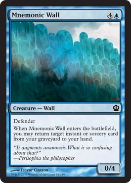 Mnemonic Wall (Theros) Near Mint - Nick Nack's Full Frontal Attack