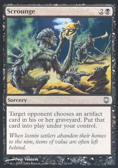 Scrounge (Darksteel) Light Play - Nick Nack's Full Frontal Attack