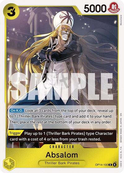 Absalom (The Azure Sea's Seven) Near Mint Foil - Nick Nack's Full Frontal Attack