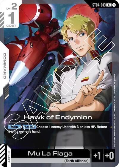 Hawk of Endymion (Starter Deck 04: SEED Strike) Near Mint - Nick Nack's Full Frontal Attack