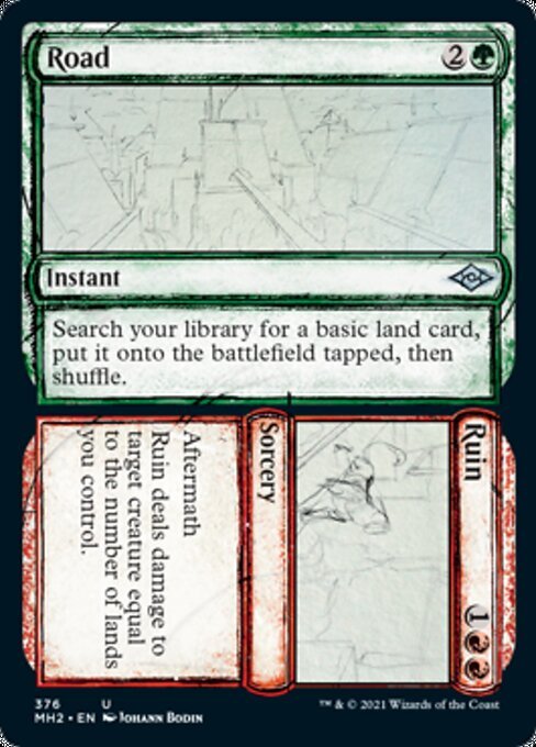 Road / Ruin (Showcase) (Modern Horizons 2) Near Mint - Nick Nack's Full Frontal Attack