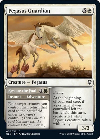 Pegasus Guardian (Commander Legends: Battle for Baldur's Gate) Near Mint Foil - Nick Nack's Full Frontal Attack