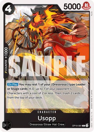 Usopp (081) (Royal Blood Release Event Cards) Near Mint