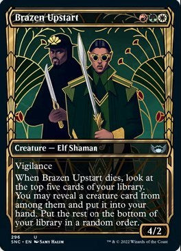 Brazen Upstart (Showcase) (Streets of New Capenna) Near Mint