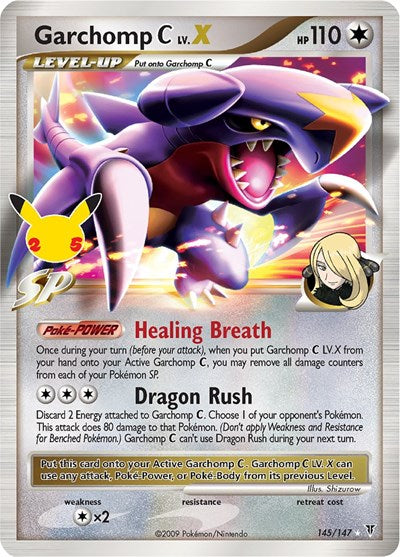 Garchomp C LV.X (Celebrations: Classic Collection) Near Mint Holofoil