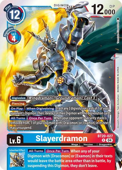 Slayerdramon (Release Special Booster 2.5) Near Mint Foil