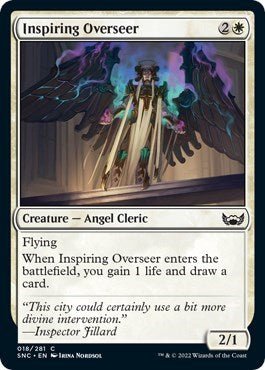Inspiring Overseer (Streets of New Capenna) Near Mint - Nick Nack's Full Frontal Attack