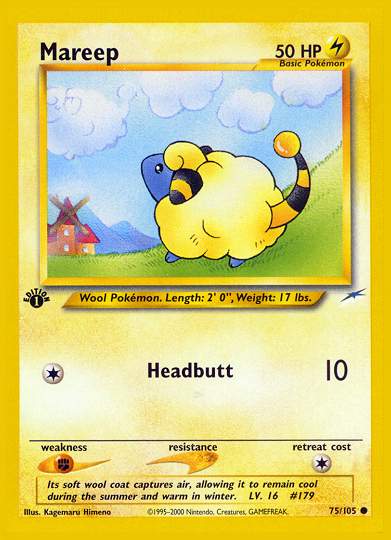 Mareep (Neo Destiny) Light Play Unlimited