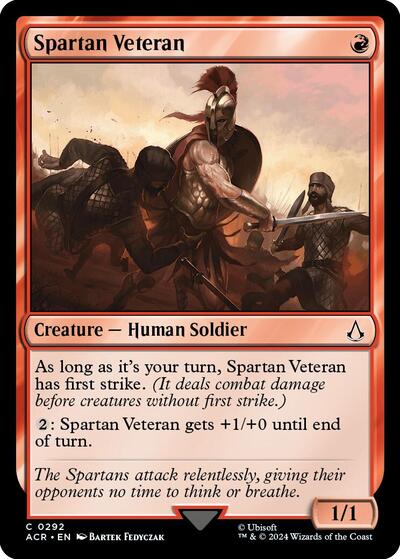 Spartan Veteran (Universes Beyond: Assassin's Creed) Near Mint - Nick Nack's Full Frontal Attack