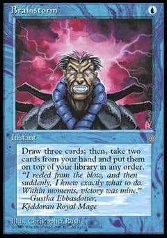 Brainstorm (Ice Age) Medium Play - Nick Nack's Full Frontal Attack