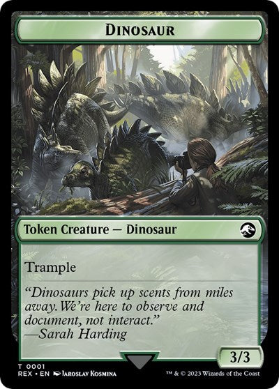 Dinosaur Token (Universes Beyond: Jurassic World Collection) Damaged / Poor