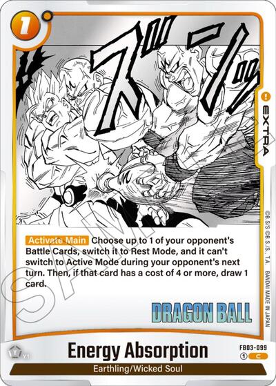 Energy Absorption (Manga Booster 01) Near Mint