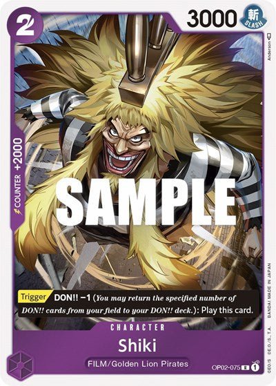 Shiki (Paramount War) Near Mint Foil - Nick Nack's Full Frontal Attack