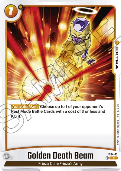 Golden Death Beam (Starter Deck 4: Frieza) Near Mint
