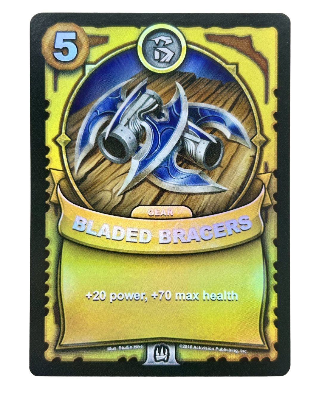 Bladed Bracers (Battlecast) (Gold Foil) - Nick Nack's Full Frontal Attack