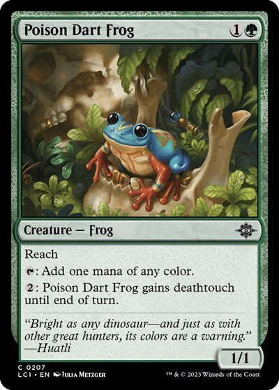 Poison Dart Frog (The Lost Caverns of Ixalan) Near Mint - Nick Nack's Full Frontal Attack