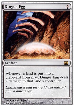 Dingus Egg (8th Edition) Near Mint - Nick Nack's Full Frontal Attack