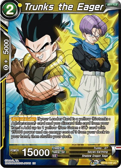 Trunks the Eager (Rise of the Unison Warrior) Near Mint