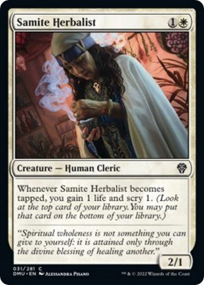 Samite Herbalist (Dominaria United) Near Mint Foil - Nick Nack's Full Frontal Attack