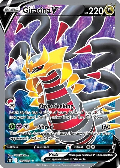 Giratina V (Full Art) (SWSH11: Lost Origin) Near Mint Holofoil