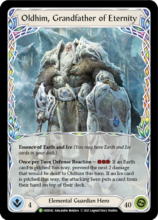 Oldhim, Grandfather of Eternity [HER042] (Promo)  Cold Foil