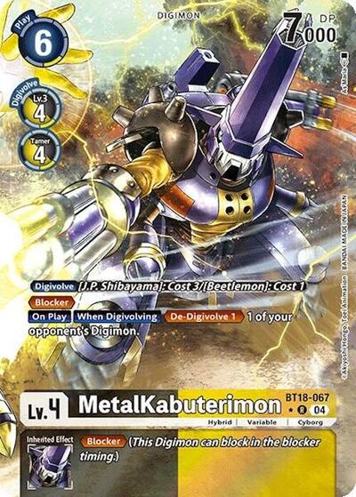 MetalKabuterimon (Alternate Art) (Release Special Booster 2.0) Near Mint Foil