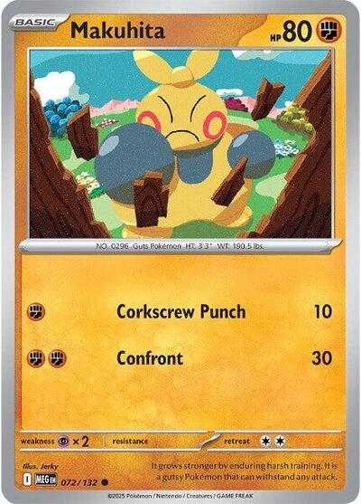 Makuhita (ME01: Mega Evolution) Near Mint